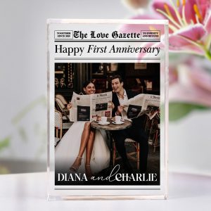 The Anniversary Times You & Me We Got This - Personalized Acrylic Photo Plaque